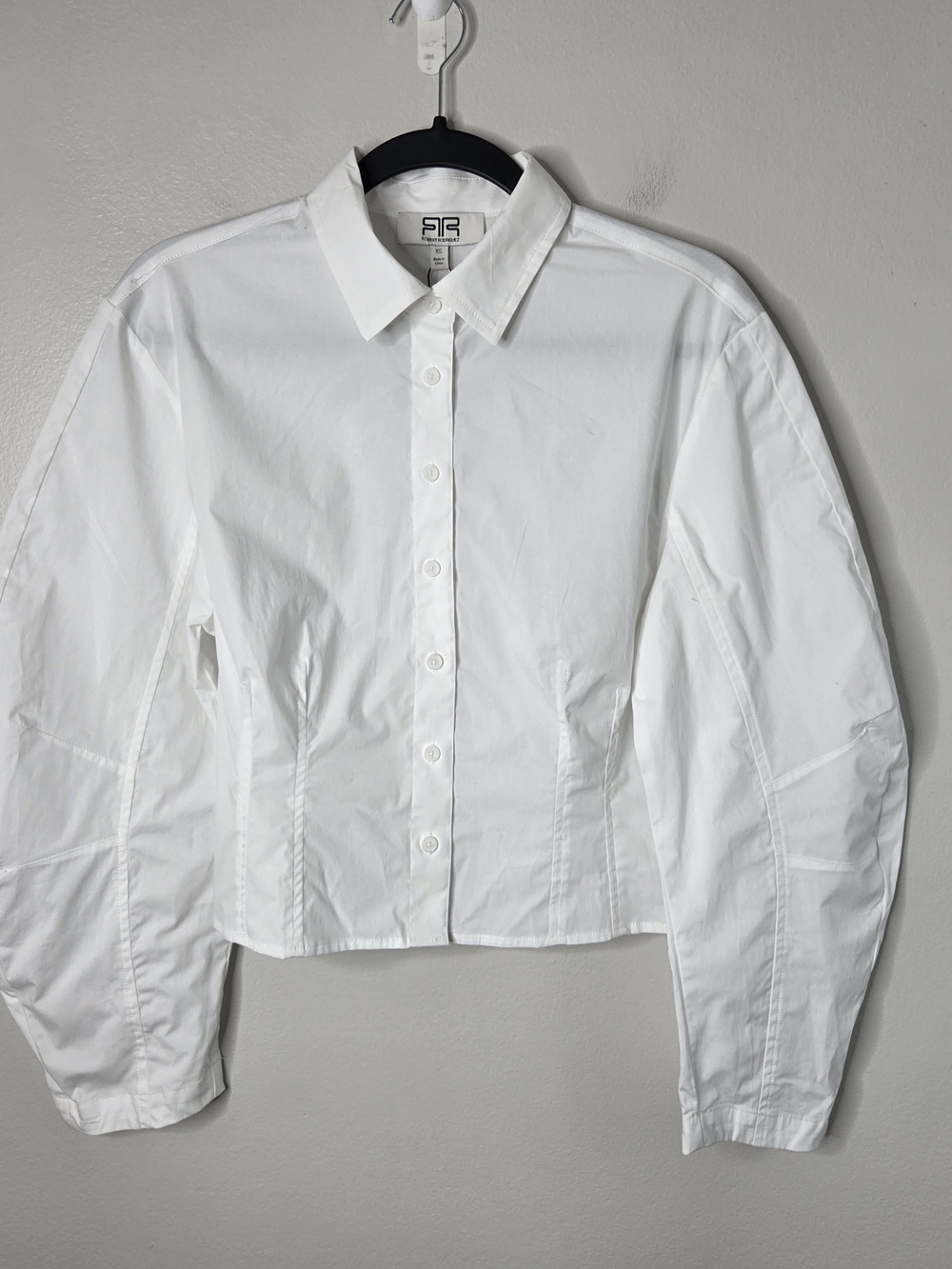 Robert Rodriquez Kelly Barrel Sleeves Cotton Shirt